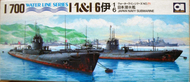  Aoshima  1/700 IJN Submarine "I-1" and "I-6" (Twin Pack) AOSS071