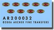  Archer Fine Transfers  1/48 (49031) Hamilton Standard Prop Logo AFT200048