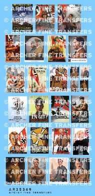  Archer Fine Transfers  1/35 German Propaganda Posters #3 (22 w/4 photos)* AFT35369