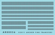  Archer Fine Transfers  HO Surface Details: HO Louver Mix (3.8 linear inches 5 diff 96mm each) AFT88056