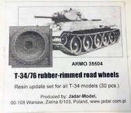  Armo  1/35 T-34/76 Early Rubber-Rimmed Road Whls ARMO35504