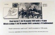 T-34/76 Mod 1941 w/L-11 Gun Cast Turret #ARMO35511