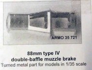 88mm typ IV double-baffle muzzle brake #ARMO35721