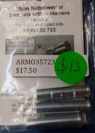 15cm Nebelwerfer  Metal Gun Barrels #ARMO35723