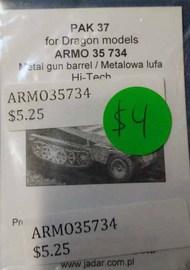 PAK 37 - metal gun barrel DMLmodel #ARMO35734