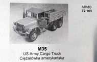  Armo  1/72 M35 US Army Cargo Truck ARMO72103