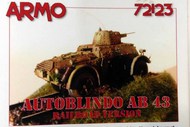  Armo  1/72 Autoblindo AB 41 railroad version ARMO72123