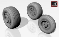  Armory  1/32 Sukhoi Su-25 Frogfoot wheels (designed to be used with Trumpeter kits) ARYAW32003