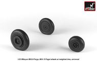  Armory  1/32 Mikoyan MiG-9 Fargo / MiG-15 Fagot (early) wheels with weighted tires ARYAW32013