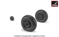  Armory  1/32 Ilyushin IL-2 Bark (early) wheels with weighted tires ARYAW32015