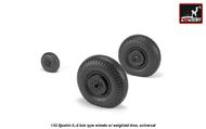  Armory  1/32 Iljushin Il-2 'Bark' (early) wheels with weighted tires ARYAW32016