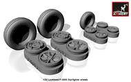  Armory  1/32 Lockheed F-104G Starfighter wheels, with optional nose wheels, weighted ARYAW32301