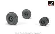 Armory  1/32 Grumman F-14D Tomcat early type wheels with weighted tires ARAW32310