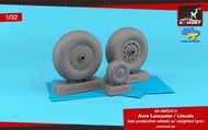 Avro Lancaster / Lincoln wheels late type w/ weighted tyres #ARAW32412
