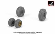  Armory  1/35 Sikorsky SH-60 Seahawk wheels w/ weighted tires* ARAW35302