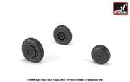 Mikoyan MiG-15bis Fagot (late) / MiG-17 Fresco wheels with weighted tires #ARYAW48033