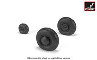  Armory  1/48 Antonov An-2/An-3 Colt wheels with weighted tires ARYAW48036