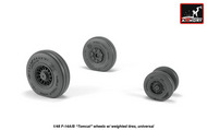  Armory  1/48 Grumman F-14A/F-14B Tomcat early type wheels w/ weighted tires ARAW48326