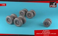 Rockwell B-1B Lancer wheels with weighted tires early version #ARAW48332
