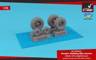  Armory  1/48 H.S. Harrier GR.1/GR.3/FRS.1/AV-8A wheels w/ weighted tyres ARAW48416