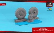 Avro Lancaster wheels early type w/ weighted tyres #ARAW48422