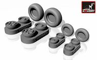  Armory  1/48 Panavia Tornado wheels, with tires/tyres type 'a' ARYAW48501A