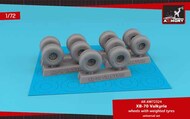  Armory  1/72 XB-70 Valkyrie wheels w/ weighted tyres ARAW72324