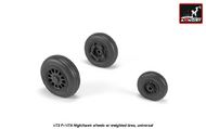  Armory  1/72 Lockheed F-117A wheels w/ weighted tires ARYAW72325