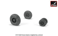 Grumman F-14A/B Tomcat wheels w/ weighted tires #ARAW72331