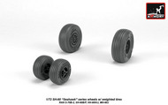 Sikorsky SH-60 Seahawk wheels w/ weighted tires #ARAW72333