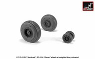  Armory  1/72 General-Dynamics F-111 Aardvark late type wheels w/ weighted tires ARAW72338