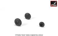  Armory  1/72 Hawker Hunter weighted wheels ARYAW72408
