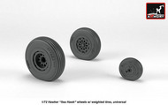 Hawker Sea Hawk wheels with weighted tires #ARAW72417