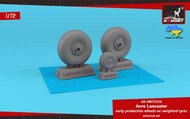 Avro Lancaster wheels early type w/ weighted tyres #ARAW72429
