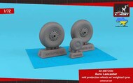  Armory  1/72 Avro Lancaster wheels mid type w/ weighted tyres ARAW72430
