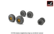  Armory  1/72 BAC TSR-2 wheels w/ weighted tires, type 'a' ARYAW72414