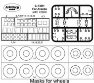 Artillery  1/72 Lockheed C-130H Hercules Masks ARTM72029