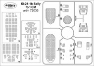  Artillery  1/72 Masks for Ki-21-Ib Sally ARTM72035