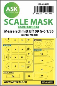  Art Scale  1/35 Messerschmitt Bf.109G-6 double-sided painting mask* 200-M35001