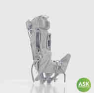 Martin-Baker M.B Mk.2E Ejection Seat - M.B Mk.2E with seat belts, without survival seat pan pack #200-A32037