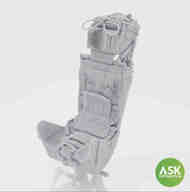 Martin-Baker M.B Mk.2E Ejection Seat WITHOUT SEAT BELTS, with survival - seat pan pack #200-A32039