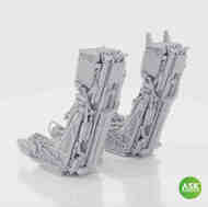 SJU-17 ejection seat for Grumman F-14D Tomcat with seat belts, 2 pcs. #200-A32040