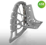  ASK/Art Scale  1/48 Mitsubishi A6M5 Model 52 bulkhead with seat in MIDDLE position 200-A48050