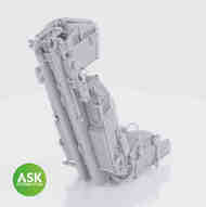 Martin-Baker Type 9B Mk.3 ejection seat for Sepecat Jaguar GR.1/GR.1A. Precise 3D print without seat belts #200-A48059