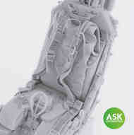 Martin-Baker Type 9B Mk.2 ejection seat for Sepecat Jaguar GR.1/GR.1A. Precisely 3D printed with integrated seat belts #200-A48060
