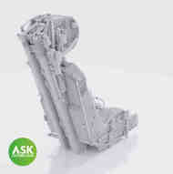 Martin-Baker Type 9B Mk.2 ejection seat for Sepecat Jaguar GR.1/GR.1A. Precise 3D print without seat belts #200-A48061