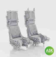  ASK/Art Scale  1/48 SJU-17 Ejection seat without seat belts - 2 pcs recommended for Grumman F-14D Tomcat - Pre-Order Item 200-A48076