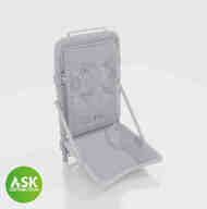 North-American P-51D Mustang - seat excluding seat belts #200-A48087