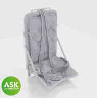 North-American P-51B Mustang - seat with seat belts #200-A48093