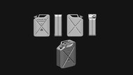  ASK/Art Scale  1/72 Jerry can 20 litre, German army WWII x 10 pcs 3D-Printed OUT OF STOCK IN US, HIGHER PRICED SOURCED IN EUROPE 200-A72005
